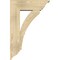 Ekena Millwork Thorton Traditional Rough Sawn Bracket w/ Offset Brace, Douglas Fir, 8"W x 24"D x 36"H BKT0806X24X36THR01RDF - alternate 2